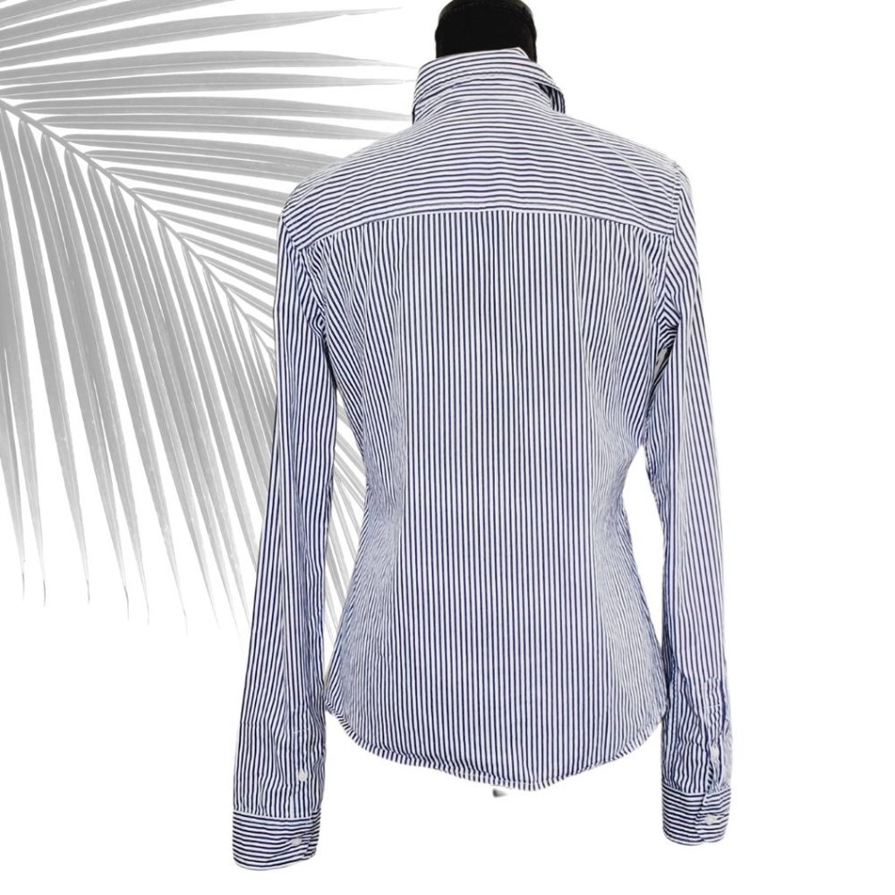 Abercrombie & Fitch Womens Striped Button Down EUC - Picture 5 of 7
